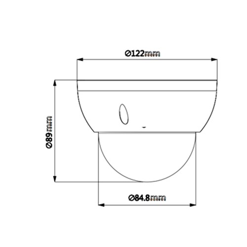 Cámara PTZ Mini Domo Antivandálica de 2 Megapíxeles/ DAHUA SD22204IN-GC / 4X de Zoom Óptico/ WDR Real 120 dB/ Metálica / IP66/ IK10/ Starlight/ HLC/ 3DNR
