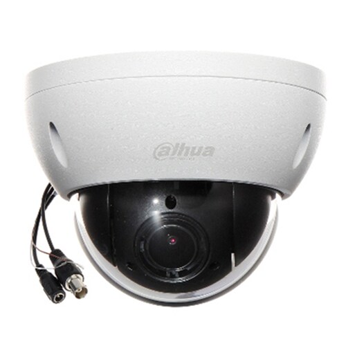Cámara PTZ Mini Domo Antivandálica de 2 Megapíxeles/ DAHUA SD22204IN-GC / 4X de Zoom Óptico/ WDR Real 120 dB/ Metálica / IP66/ IK10/ Starlight/ HLC/ 3DNR
