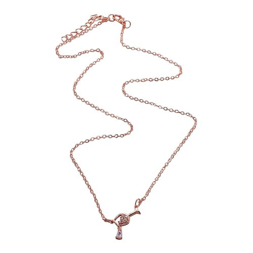 Dije Copa de Vino ADELSTEN en Chapa de Oro Rosa y SWAROVSKI ELEMENTS INCLUYE DE REGALO ARETES DIAMOND Y CAJA PARA REGALO