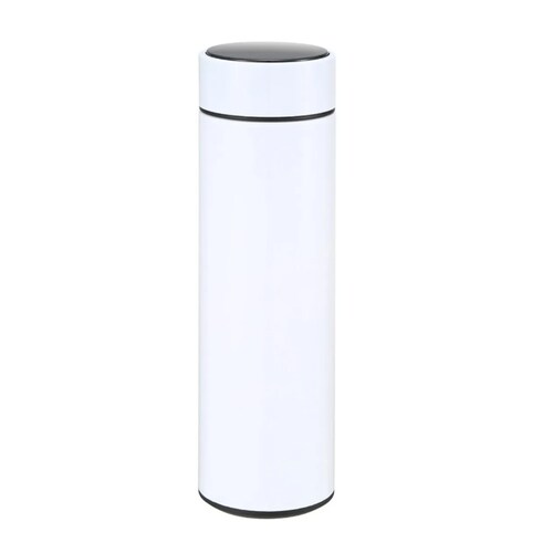 Termo Inteligente Blanco Pantalla Touch Lector Temperatura 480 ml