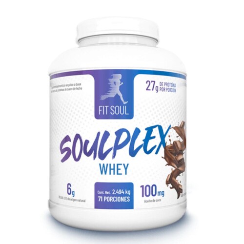 Fit Soul - Soulplex Whey 2.494 kg 71 serv sabor Chocolate
