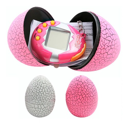 Huevos Tamagotchi Mascota Virtual Juguete Digital Juego Led color NARANJA