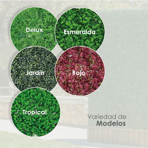 Follaje Artificial 40x60 Cm Muro Verde Sintetico Boxwood