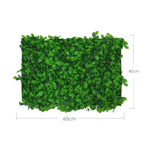 25 Piezas Follaje Artificial 40x60 Cm Muro Verde Sintetico Boxwood 
