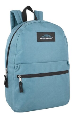 Mochila Escolar Unisex 17 Correas Acolchadas Verde Pastel
