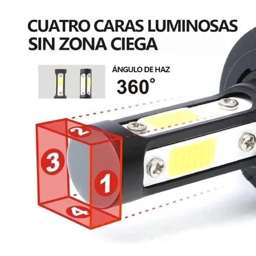 Kit De Faros Delanteros De 4 Lados H13