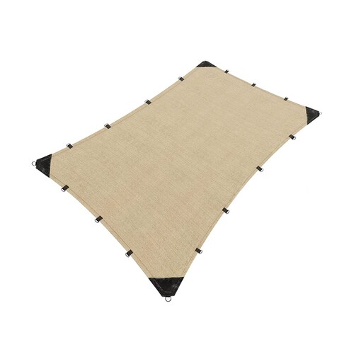 Hanlob Malla Sombra 3x10 m para Exteriores Extra Reforzada, 90% de Sombra, Bloqueo de Rayos UV, Sombra Raschel para Jardín o Terraza, Resistente a Lluvias, Fácil y Lista para Instalar.
