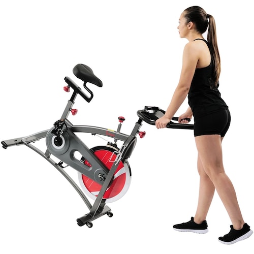 Bicicleta Fija Para Spinning Gris.