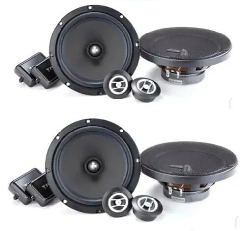 2 Pares De Set De Medios Focal Rse-165 Serie Auditor 