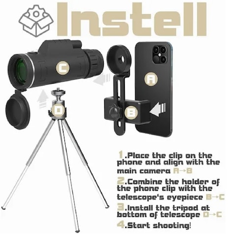 Monocular Telescopio Portatil Impermeable