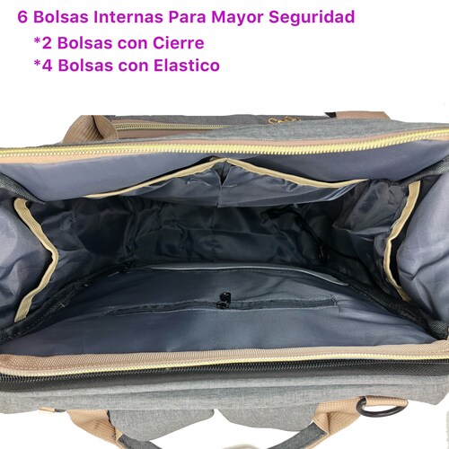 Mochila Pañalera Cuna 5 En 1 Multifunción Ecobabyoriginal