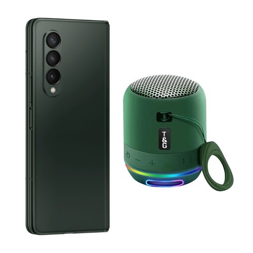 Galaxy Z Fold 3 256GB Verde Desbloqueado + Mini Bocina.