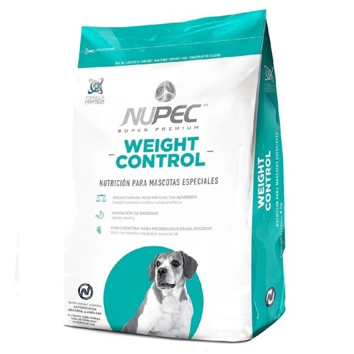 Nupec 15kg Perro Croqueta Control Peso Raza Grande