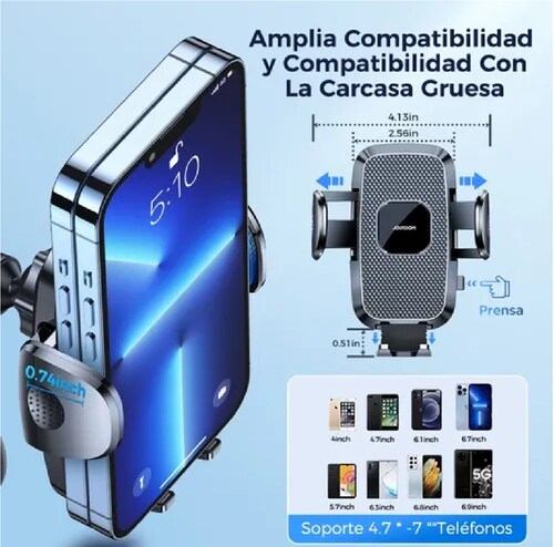 Soporte Teléfono Para Coche Estable Antichoque