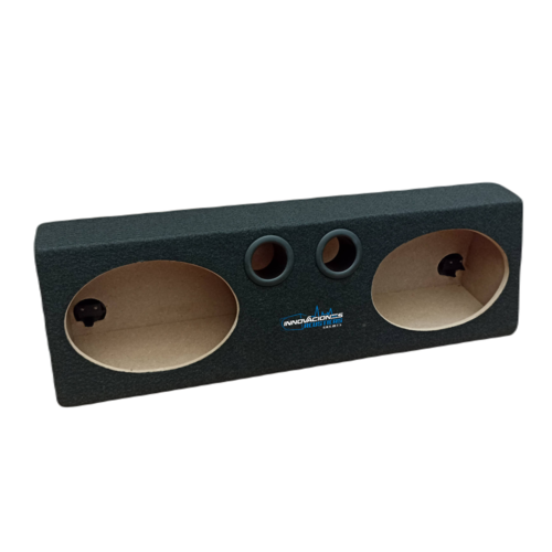 Cajon Doble Para Bocinas De 6x9 Pulgadas Con Salidas De Aire