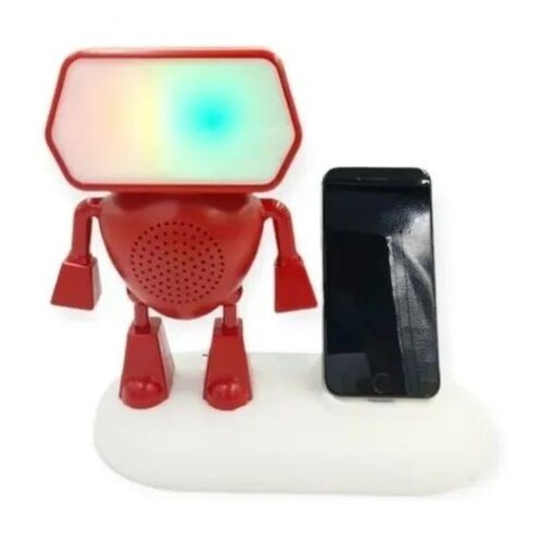 Bocina bluetooth Gadgets&Fun diseño de robot con luces LED