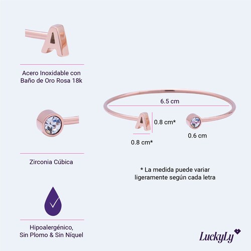 Bracciale Tennis Allah Regolabile Con Zirconia - Simbolo Islamico In Oro Rosa, Bianco O Nero - Gioiello Donna Elegante Per Ogni Giorno - 2