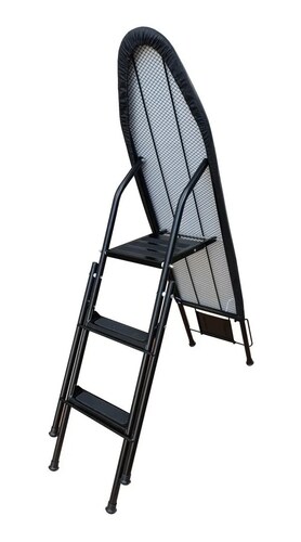 Burro Planchar Escalera Tres Niveles Brang Resistente Negro