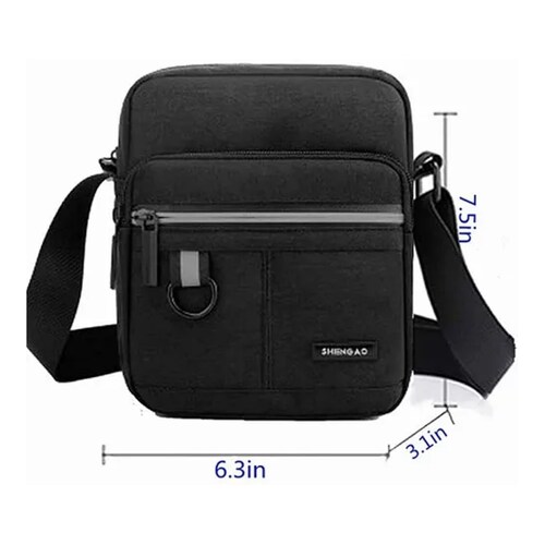 Bandolera Pequeña De Lona Para Hombre, Bolsas De Hombro Band