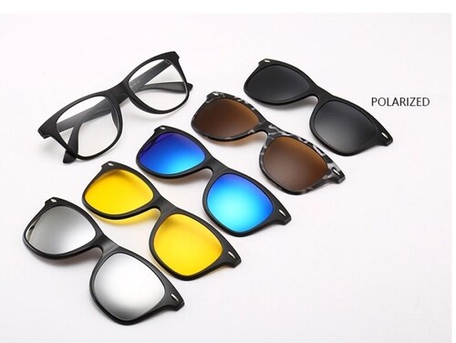 Lentes De Sol Y Armazón 5 En 1 Merida By Rebel Polarizados
