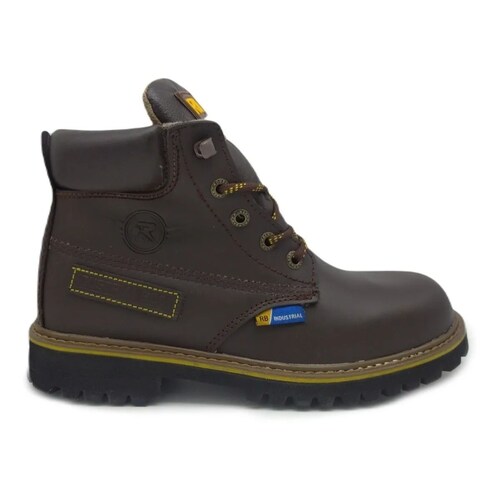 Bota de Piel Industrial Sin casquillo Cosida y Resistente 721