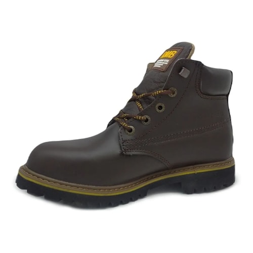 Bota de Piel Industrial Sin casquillo Cosida y Resistente 721