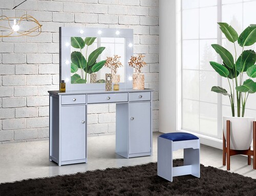 Tocador Hollywood Gris Muebles Vigo 