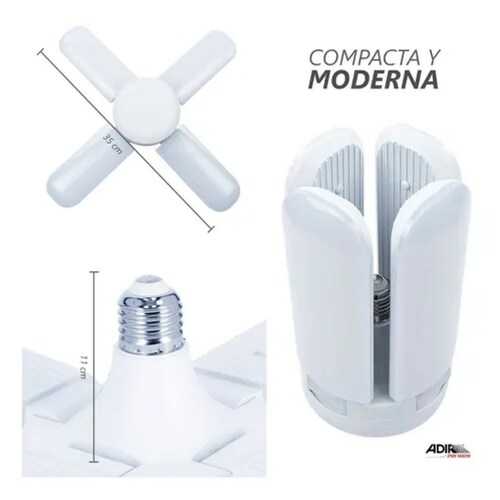 Lampara Led 60w Tipo Ventilador Alta Luminosidad Foco Luz