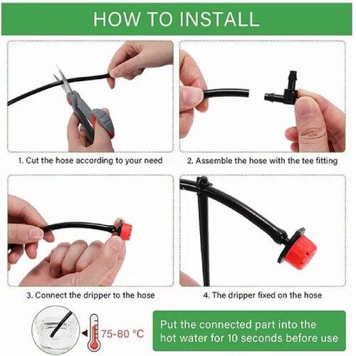 Sistema De Riego Por Goteo Con Temporizador Automático 30m