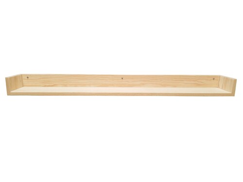 Repisa Abierta 120 cm Madera De Pino Sin Pintar
