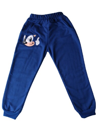  CONJUNTO PANTS FELPA BORDADO SONIC .