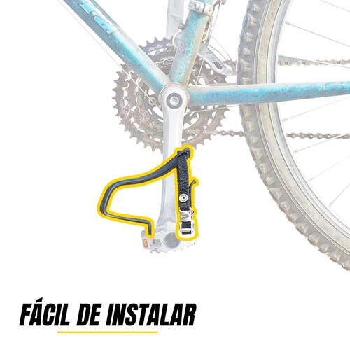 Par De Tocles Para Pedal De Bicicleta Con Correas