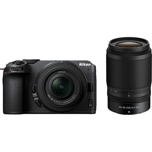 CAMARA NIKON Z30 KIT Z30 WLK 16-50mm VR + 50-250mm VR