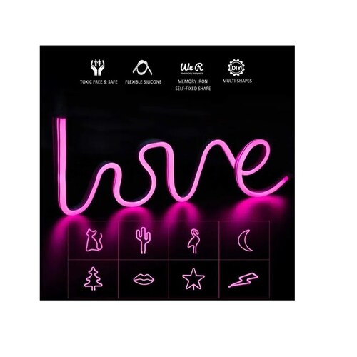 Tira Led Neón Flex Unicolor Decorativa 5 Metros