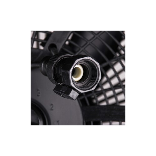 Taurus hydrosonic ventilador de piso con spray, ventilador para exteriores, tecnología ecojet, 2 en 1 montaje piso o pared