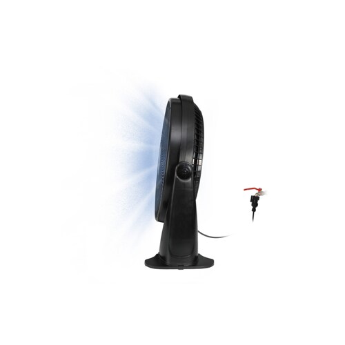 Taurus hydrosonic ventilador de piso con spray, ventilador para exteriores, tecnología ecojet, 2 en 1 montaje piso o pared