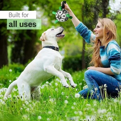 Juguetes Para Perros Balón De Fútbol Juguete Multifuncional.