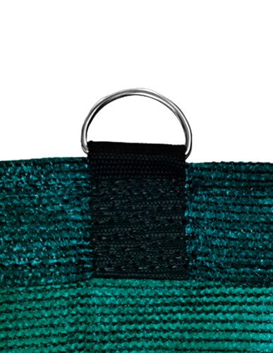 Hanlob Malla Sombra 4x4 m Verde para Exteriores con Argollas, 90% de Sombra, Bloqueo de Rayos UV, Sombra Raschel para Jardín o Terraza, Resistente a Lluvias, Fácil y Lista para Instalar.
