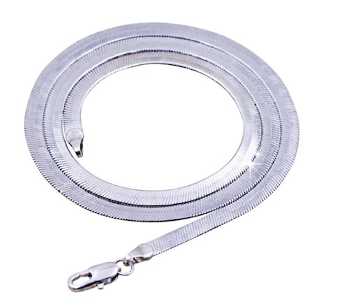 Collar Serpiente Plata hecho en plata 925 Amour 50 cm.