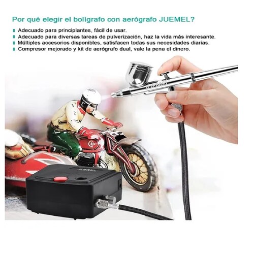 Kit Aerógrafo Multiuso Doble Acción Para De Pasteles