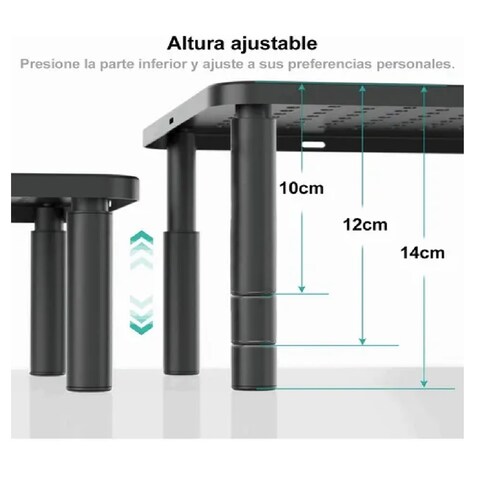 Soporte De Monitor De Altura Ajustable Para Ordenador
