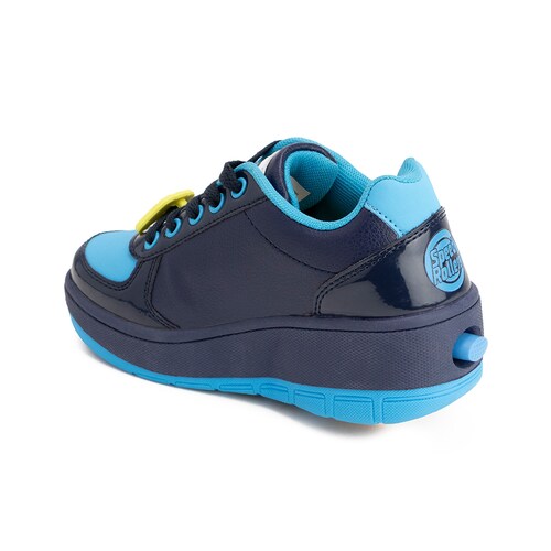 Tenis Patín Para Niño Speed Rollers Game On Azul Color Marino