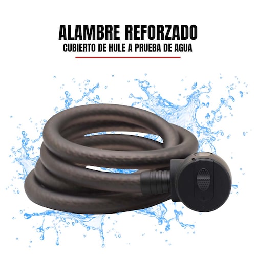 Candado Llave Cadena Bicicleta Alta Seguridad 15x1200