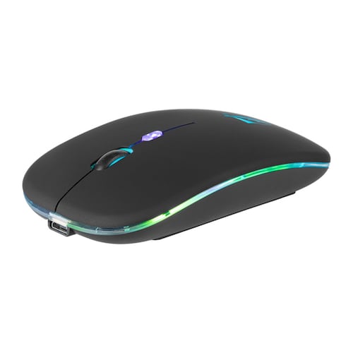 MOUSE INALÁMBRICO GREEN LEAF 18-8859 RECARGABLE 2.4G/LUZ LED ENDY1