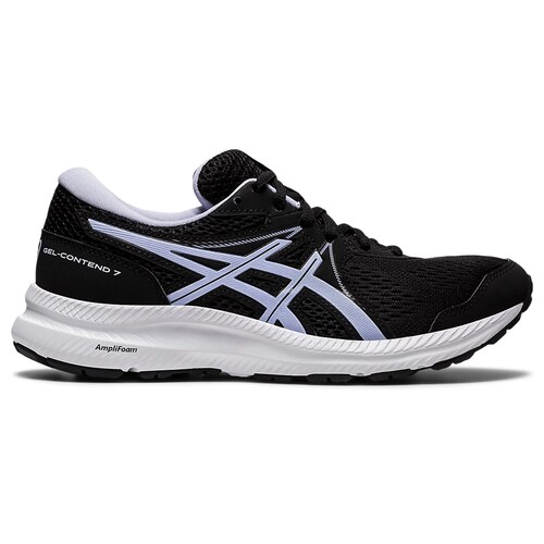 TENIS ASICS MUJER NEGRO GEL-CONTEND 7 STANDARD 1012A911005