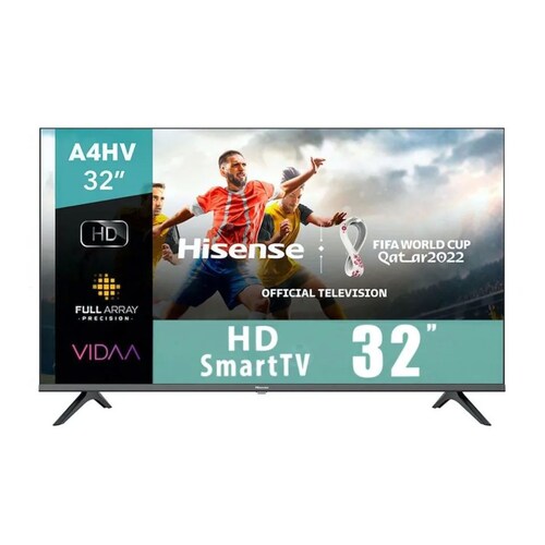 Televisor Hisense 32A4HV, 32 pulgadas, LED HD, 1366 x 768 Pixeles, SMART VIDAA 