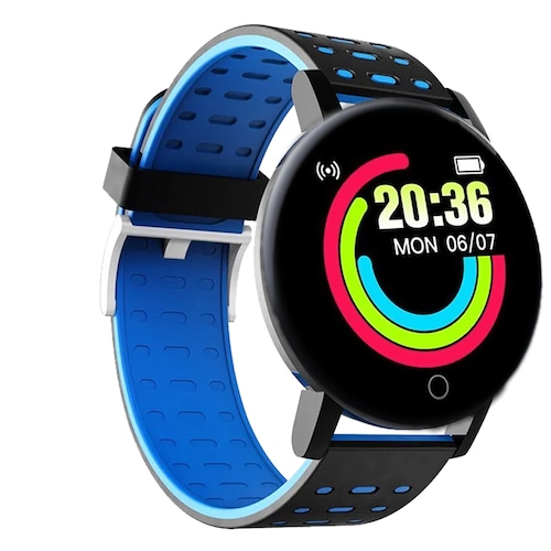 Reloj Inteligente Smartwatch 119 Plus Contra Agua Oximetro.
