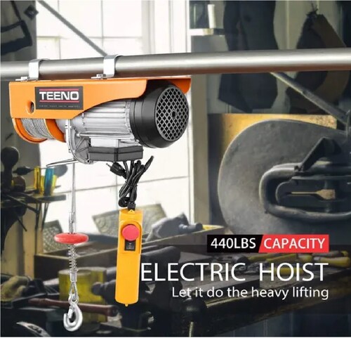 Polipasto Eléctrico De Carga De 400 Kilos, 20 M, 110v