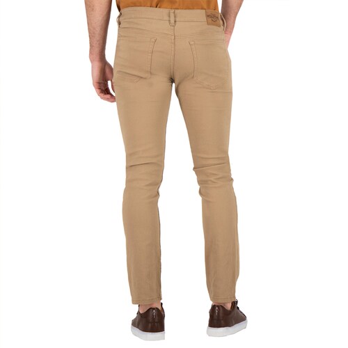 Jeans De Gabardina Jean Cut Hombre Holstone - Caqui