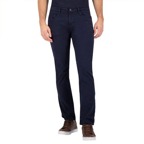 Jeans De Gabardina Jean Cut Hombre Holstone - Azul